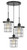 Cal Lighting - FX-2668-3P - Three Light Pendant - Silverton - Dark Bronze