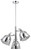 Cal Lighting - FX-2688-3 - Three Light Pendant - Hubble - Chrome