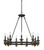 Cal Lighting - FX-3517-9 - Nine Light Chandelier - Cruz - Bronze/Wood