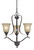 Cal Lighting - FX-3530/3 - Three Light Chandelier - Riverton - Dark Bronze