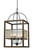 Cal Lighting - FX-3536/6L - Six Light Chandelier - Rectangular - Dark Bronze