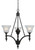 Cal Lighting - FX-3541/3 - Three Light Chandelier - ROCKWOOD - Dark Bronze