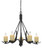 Cal Lighting - FX-3561/5 - Five Light Chandelier - MORELIS - Black Smith