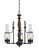 Cal Lighting - FX-3564/3 - Three Light Chandelier - TRENTON - Metal/Wood