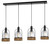 Cal Lighting - FX-3584-4 - Four Light Chandelier - BEACON - Wood/Dark Bronze