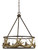 Cal Lighting - FX-3618-6 - Six Light Chandelier - ANTLER - Rust
