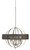 Cal Lighting - FX-3622-6 - Six Light Chandelier - WILLOW - Brushed Steel