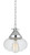 Cal Lighting - FX-3624-1P - One Light Pendant - Maywood - Chrome