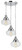 Cal Lighting - FX-3624-3P - Three Light Pendant - Maywood - Chrome