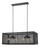 Cal Lighting - FX-3625-6 - Six Light Chandelier - EVANSTON - Iron