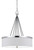 Cal Lighting - FX-3642-3 - Three Light Chandelier - Chrome