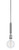 Cal Lighting - FX-3652-1 - One Light Chandelier - Brushed Steel