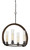Cal Lighting - FX-3691-4 - Four Light Chandelier - Sulmona - Oak/Iron