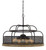 Cal Lighting - FX-3706-9 - Nine Light Chandelier - Akaki - Iron/Light Oak
