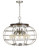 Cal Lighting - FX-3719-5 - Five Light Chandelier - Liberty - Brushed Steel/Wood