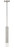 Cal Lighting - FX-3723-1P-BS - LED Pendant - Led Pendant - Brushed Steel