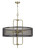 Cal Lighting - FX-3727-6 - Six Light Chandelier - Leiden - Antique Brass/Black