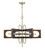 Cal Lighting - FX-3728-6 - Six Light Chandelier - Sneek - Antique Brass/Wood