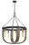 Cal Lighting - FX-3730-8 - Eight Light Chandelier - Apulia - Light Oak/Iron