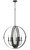 Cal Lighting - FX-3737-6 - Six Light Chandelier - Valais - Matte Black