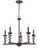 Cal Lighting - FX-3746-5 - Five Light Chandelier - Forbach - Texture Black