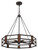 Cal Lighting - FX-3766-5 - Five Light Chandelier - Provo - Oak/Iron