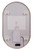 Rachel LED Mirror (MIR2405OVL-SB3C)
