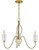 Cal Lighting - FX-3818-3 - Three Light Chandelier - Kalamaria - Antique Brass