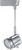 Cal Lighting - HT-967-BS - One Light Track Fixture - Brushed Steel