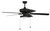 Craftmade - OP119FB5 - 52 Outdoor Ceiling Fan - Outdoor Pro Plus 119 - Flat Black