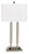 Cal Lighting - LA-2004DK-1RBS - Two Light Table Lamp - HOTEL - Brushed Steel