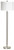 Cal Lighting - LA-2004FL-1BS - One Light Floor Lamp - HOTEL - Brushed Steel