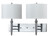 Cal Lighting - LA-2007W2L-1CH - Two Light Wall Lamp - 60W X 2 Metal Wall Lamp - Chrome
