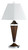 Cal Lighting - LA-694TB-1R - One Light Table Lamp - HOTEL - Brushed Steel/Espresso