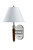 Cal Lighting - LA-8005WL-1RBS - One Light Wall Lamp - Hotel - Brushed Steel/Espresso
