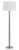 Cal Lighting - LA-8020FL-1-BS - One Light Floor Lamp - HOTEL - Brushed Steel