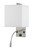 Cal Lighting - LA-8029WL-1-BS - One Light Wall Lamp - Brushed Steel