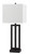 Cal Lighting - LA-8042TB - One Light Night Stand Lamp - Cachann - Antique Bronze