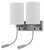 Cal Lighting - LA-8045W2L-1 - Two Light Wall Lamp - Lakewood - Brushed Steel