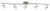 Cal Lighting - SL-954-5-BS/WH - Five Light Pendant - Serpentine - Brushed Steel
