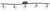 Cal Lighting - SL-954-5-DB/WH - Five Light Pendant - Serpentine - Dark Bronze