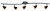 Cal Lighting - SL-954-5-DBBRNS - Five Light Pendant - Serpentine - Dark Bronze