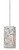 Cal Lighting - UP-1029/6-BS - One Light Pendant - UNI-PACK - Dark Bronze