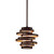 Corbett Lighting - 113-41-BRL/GL - One Light Pendant - Vertigo - Bronze Leaf