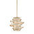 Corbett Lighting - 128-41-WSL - One Light Pendant - Vertigo - Warm Silver Leaf