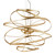 Corbett Lighting - 216-43-GL/SS - LED Chandelier - Calligraphy - Gold Leaf
