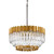 Corbett Lighting - 220-42-GL/SS - Five Light Chandelier - Charisma - Gold Leaf W Polished Stainless