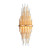 Corbett Lighting - 238-12-GL/SS - Two Light Wall Sconce - Theory - Gold Leaf