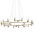 Corbett Lighting - 258-016-WSL - LED Chandelier - Nexus - Warm Silver Leaf