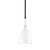 Corbett Lighting - 281-41 - One Light Pendant - Utopia - Black Brass Off White Shades